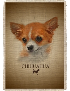 Картина на мешковине арт.560  "ЧихуаХуа"